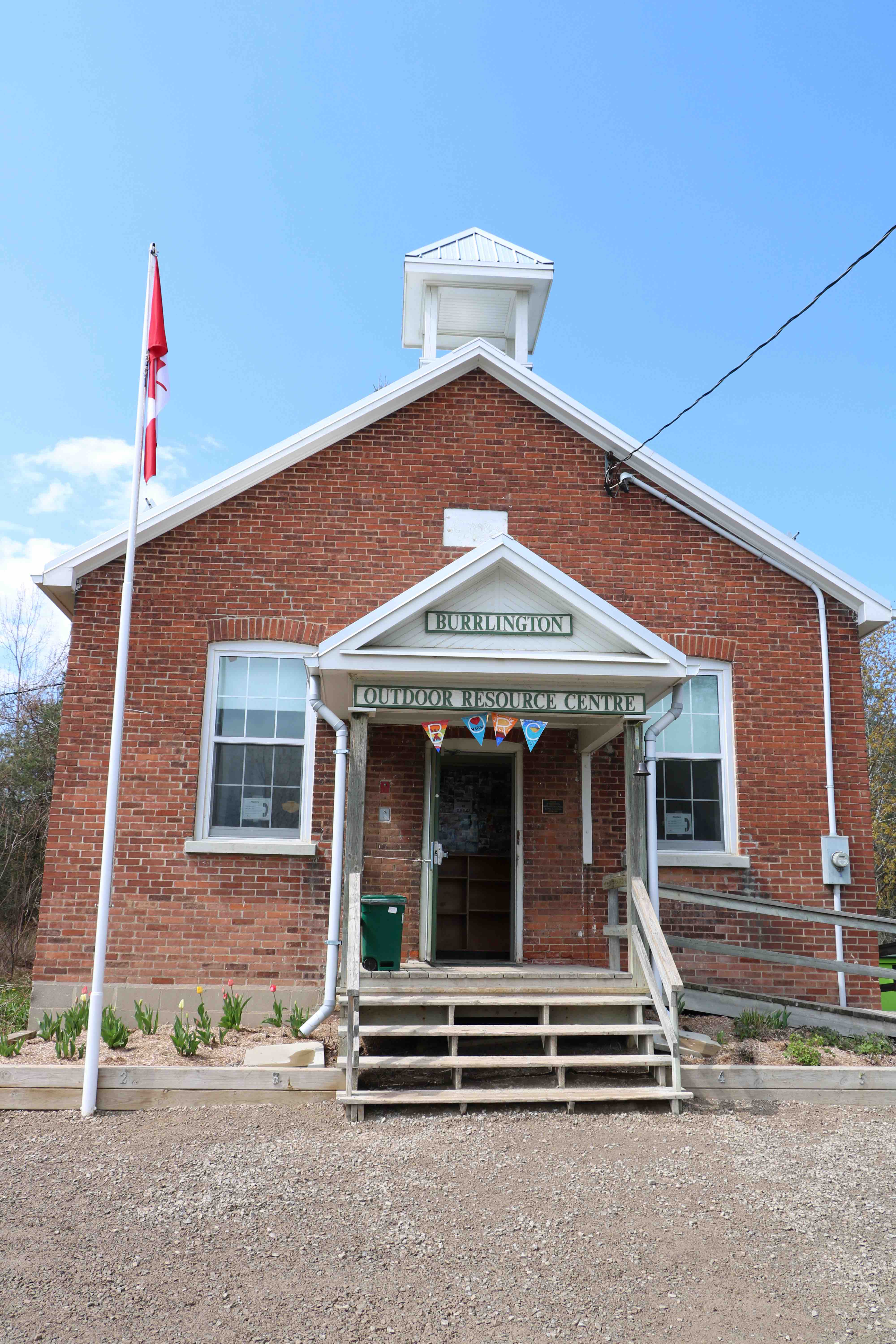 Front view of Burrlington Outdoor Resource Centre