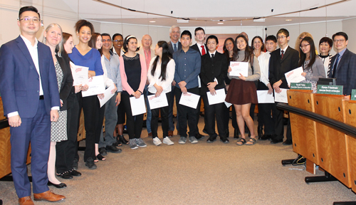 Government of Canada History Award winners with Board representatives