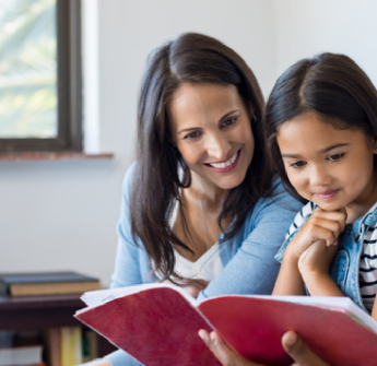 Family Reading Together